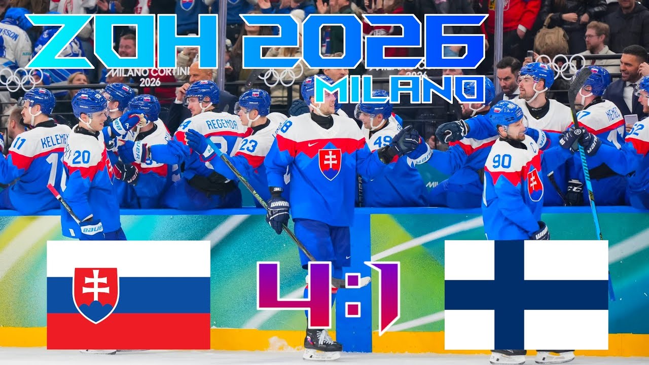 SLOVENSKO VS FÍNSKO - ZOH 2026 MILÁNO (SK Komentár)