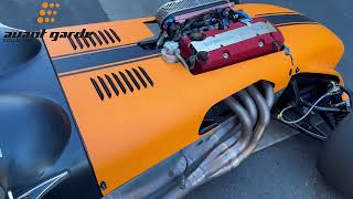 F20C-Powered Lotus Seven–Style Track Car Cold Start