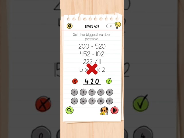 ✳︎Mani✳︎　4点まとめて Brain Test All Star Level 422 Walkthrough - YouTube