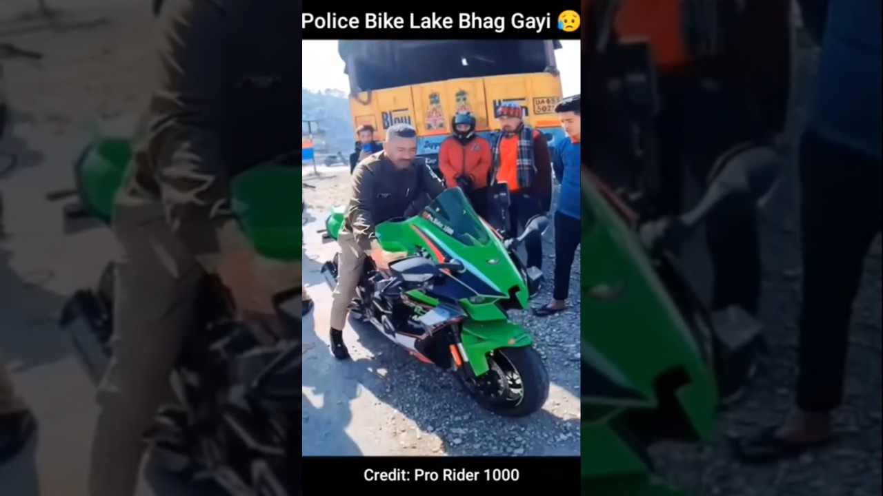 Police Check Super Bike Ninja zx10r 
