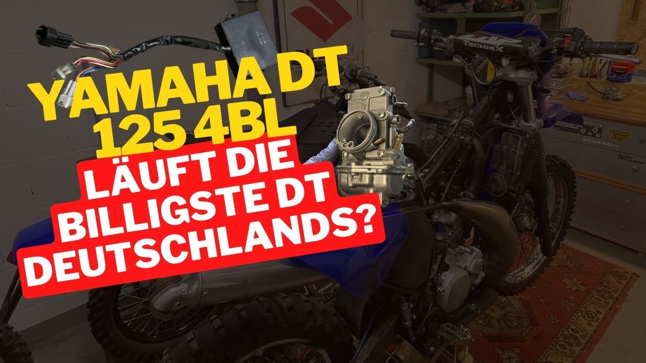 läuft die BILLIGSTE DT 125 Deutschlands? || YAMAHA DT125 4BL PROJEKT
