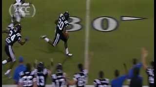 Famous Duke's Lee Butler 65 YD Punt Return - ACC Must See Moment Profile