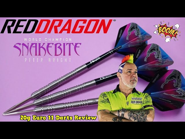 Red Dragon Peter Wright Euro 11 20g Darts Review - YouTube