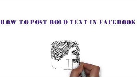 BOLD TEXT ON FACEBOOK How to use Bold, Italic, Underline Text on Facebook Posts 2017