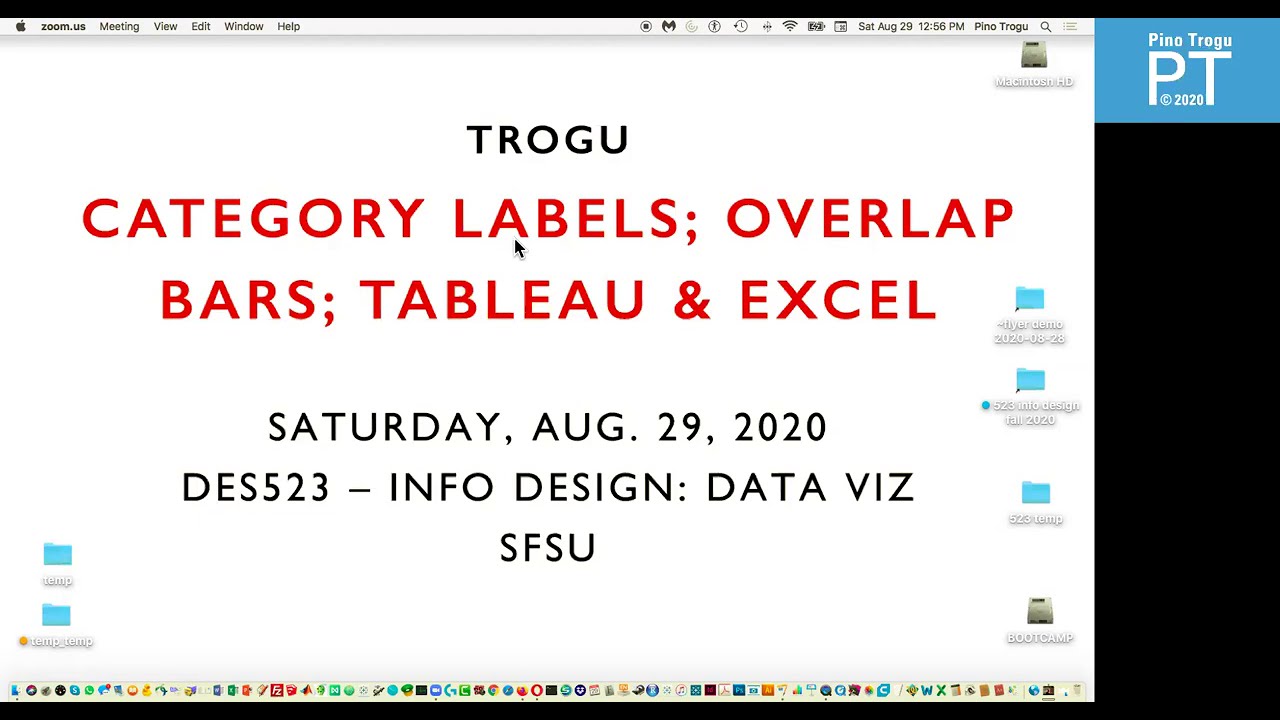 Category labels and bars overlap in Tableau & Excel YouTube
