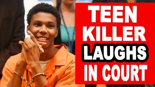 Teen Killer Smirks While Victim’s Family Cries — Courtroom Drama Unfolds
