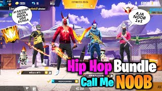 Hip Hop Bundle Call Samurai Noob  1 Vs 1   Neeru Gaming  Garena Free Fire
