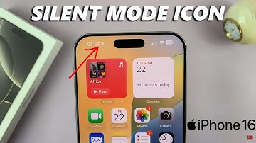 How To Show / Hide Silent Mode Icon In Status Bar On iPhone 16 / iPhone 16 Pro