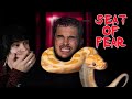 Snake Freakout In The SEAT OF FEAR