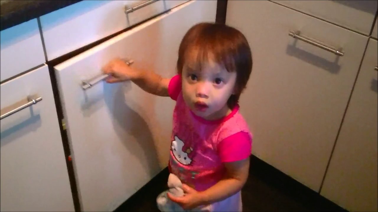 Ikea Child Lock Fail 2 Year Old Leeloo Opens Cabinet With Ikea