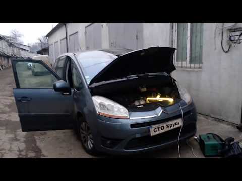 Citroen c4 picasso 1.6 HDI не заводится ошибка p1586 причина в клапане egr