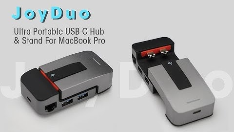Now On Kickstarter: JoyDuo | Ultra Portable USB C Hub & Stand For MacBook Pro