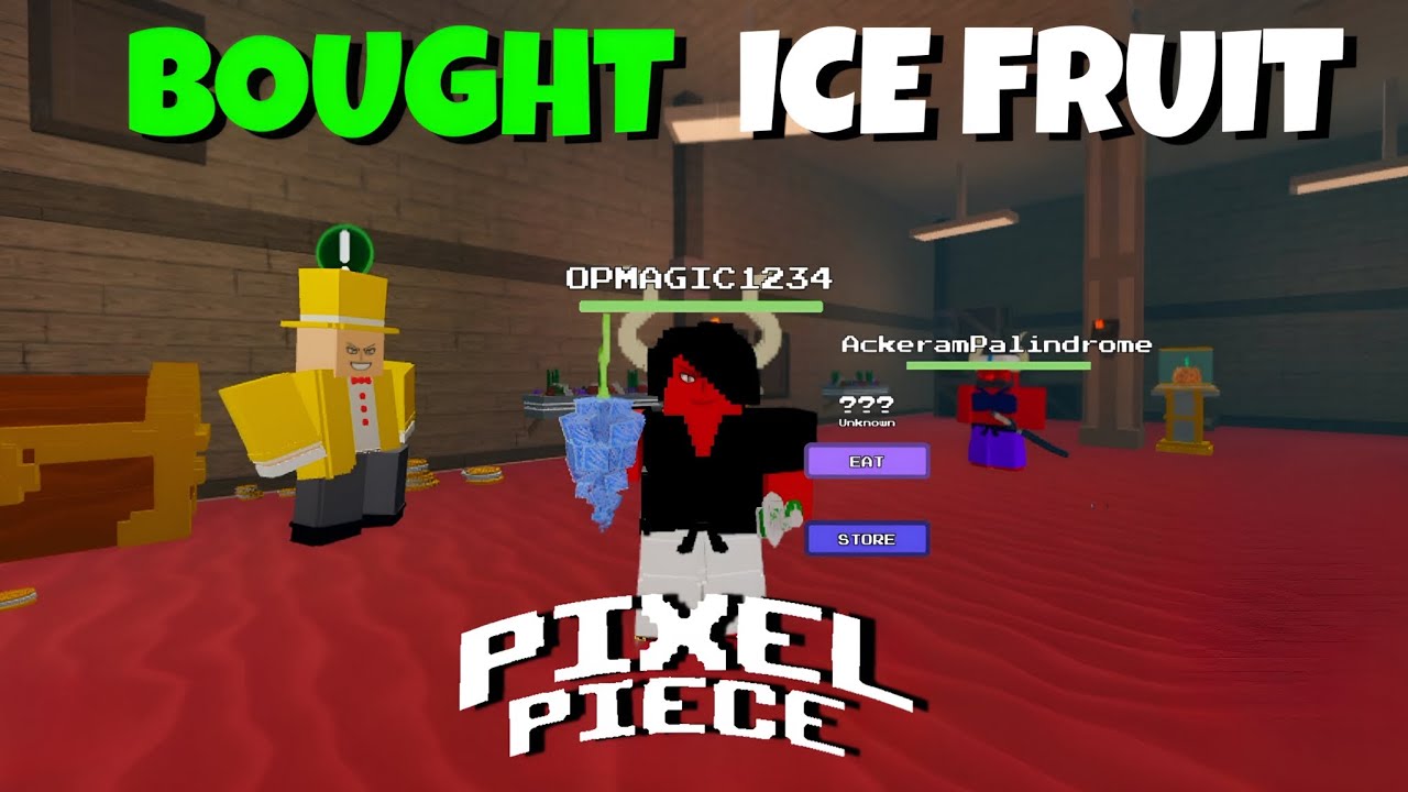 PIXEL PIECE] NEW ICE-ICE Fruit Full Showcase! 