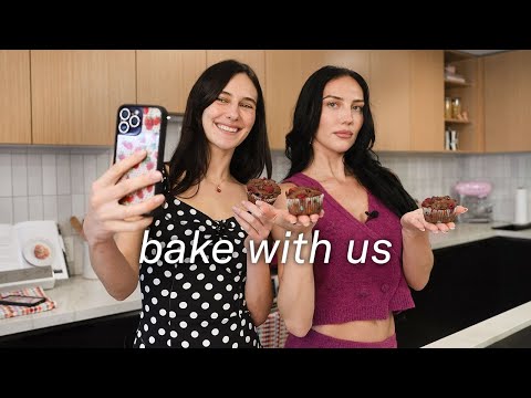 How to Make Chocolate Raspberry Muffins w/ Devon Lee & Sydney Carlson