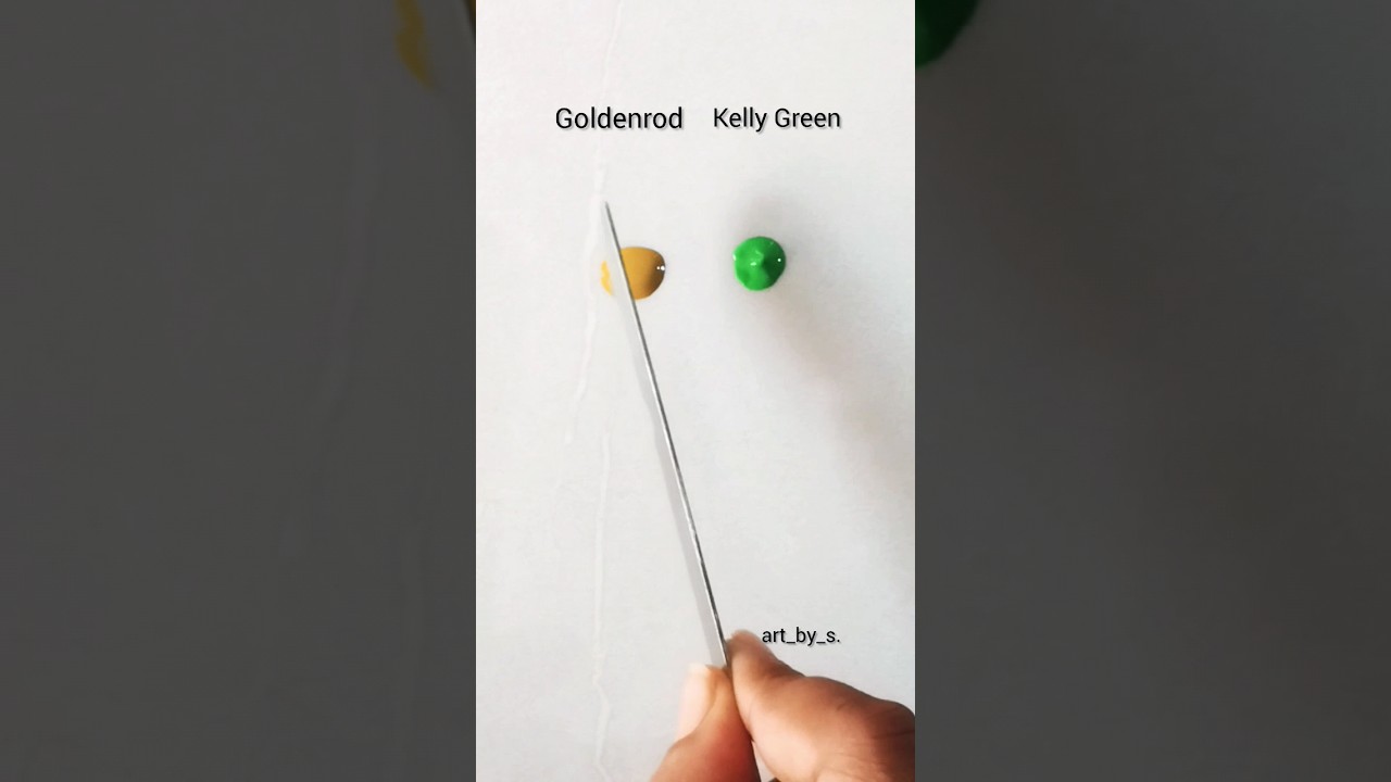 How to make Golden Brown colour✨ 