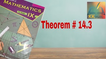 kpk board 9 class math unit 14 Ratio and proportion of a triangle  Theorem 14.3 @KK Maths