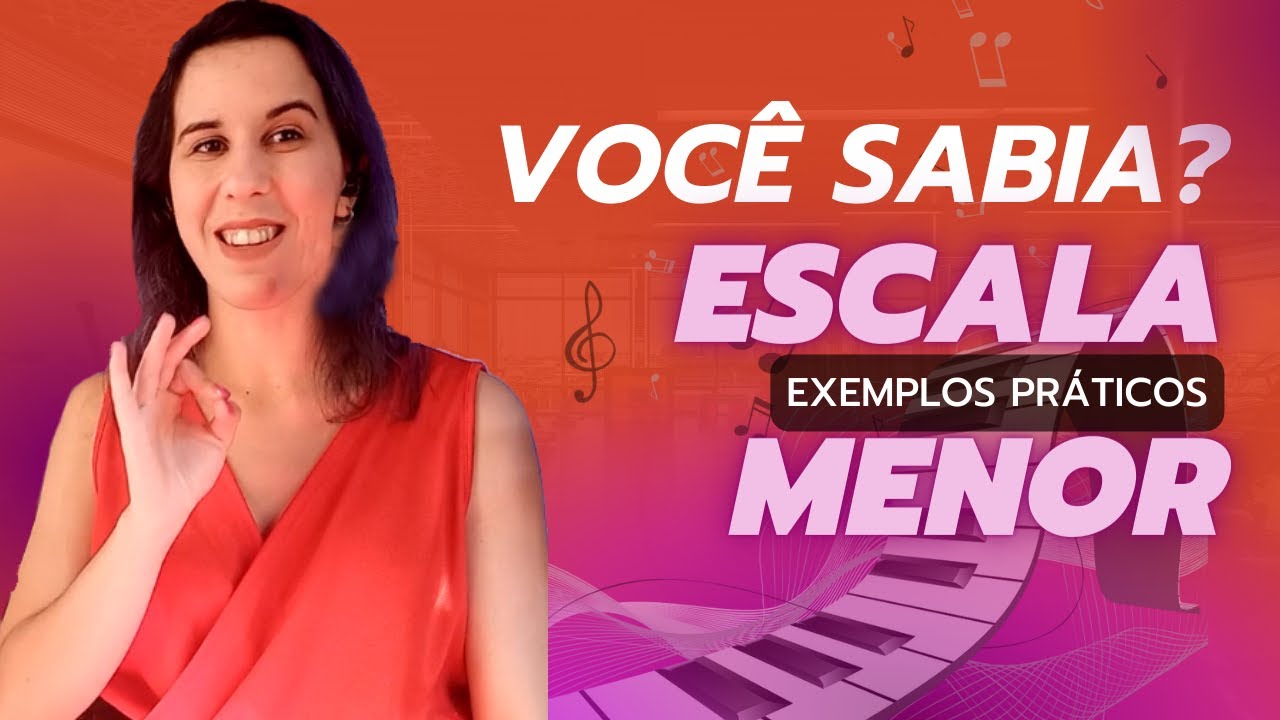 Escala Menor no Piano | Aprenda na prática | REBECA PROF - YouTube