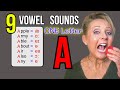 9 ways to pronounce the letter a  english vowel sound  english pronunciation
