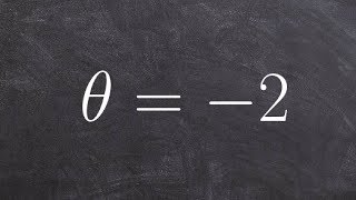 Graphing a Radian as a Negative Number in Standard Position