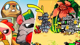 FIZ UMA 'BUILD DE SUMMON' INSANA! NESSE TOWER-DEFENSE ROGUELIKE! Cluckmech Oasis