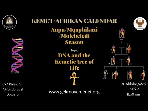 Great Empire of Kemet Bonabakhulu: Zindzi Mandela Foundation presents the Kemet/African Calendar