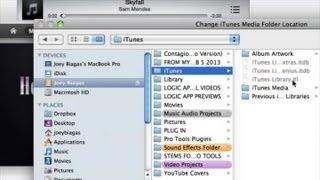 how to use external hard drives for itunes : itunes help