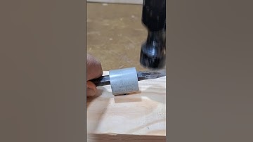 NAILING TRICK INSIDE PIPE #howto #tutorial #tips #diy #youtubeshorts