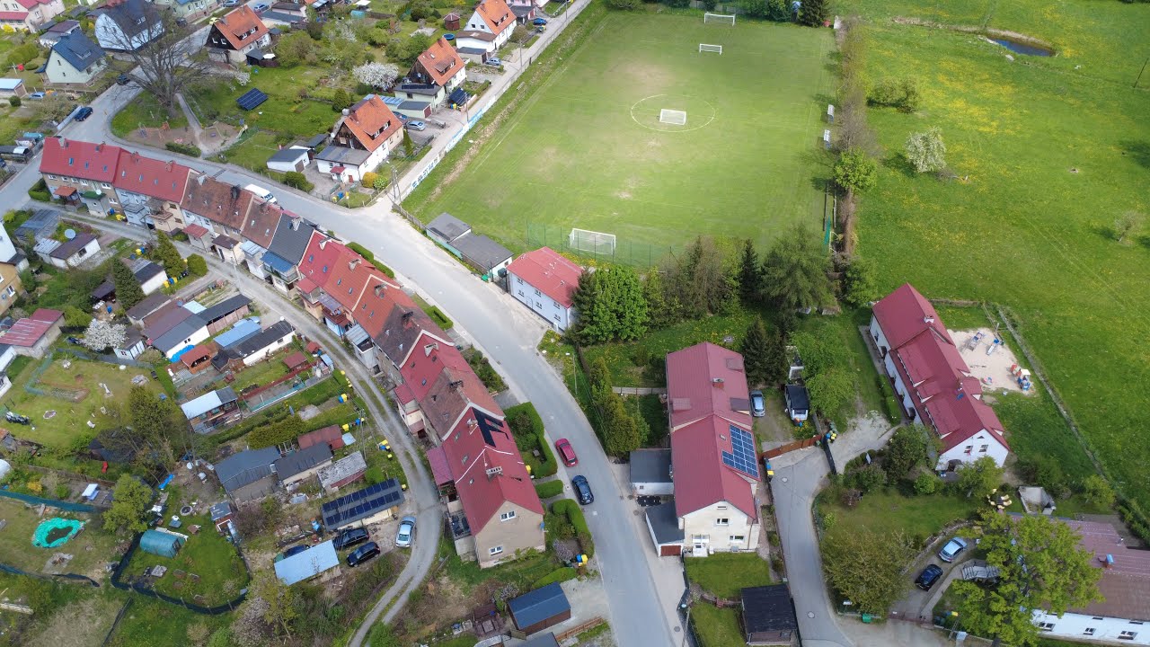 Lot dronem nad Jugowem