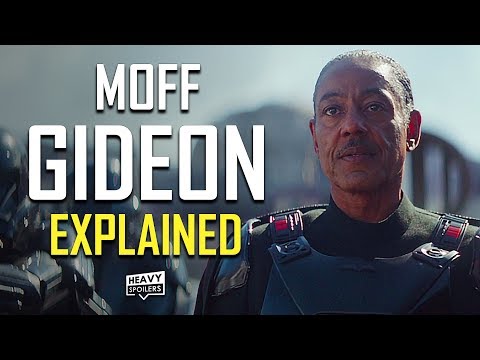 The Mandalorian: Moff Gideon Explained | Character's Backstory, The Darksaber, B