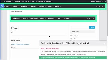 UberMenu 3 Diagnostics - Residual Styling Detector and Manual Integration Tool [Part 1]