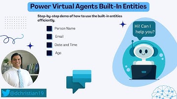 Power Virtual Agents Built-in Entities