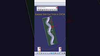CATIA V5 Slot Command Tutorial 🔥 #catia