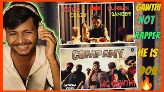 BANNA - THE U.D X @LILURBAN || COMPANY - MC GAWTHI | NEW REACTION VIDEO BY #reactindia01 #mcgawthi