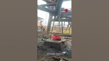 Creating Flanges Using Iron Billet #iron #flange