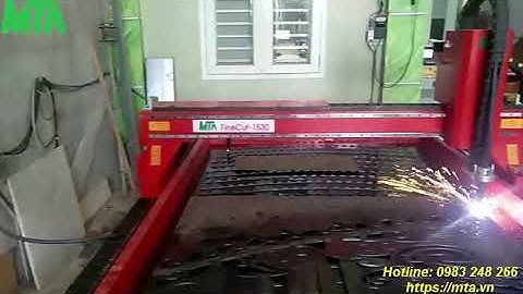 Máy cắt hoa văn CNC Plasma 2019