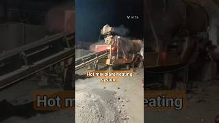 hot mix plant heating system #viral #shorts #construction