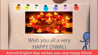 Happy Diwali Diwali Status by Anmoll English App screenshot 3