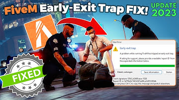FiveM Early-exit Trap Fix | FiveM Fatal Error Fix 2023 (simple and easy)