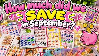 How Much Did We Save in September  | Monthly Savings Challenge