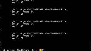 Retrieving documents from MongoDB using boolean expressions cs5610o sp20 12114