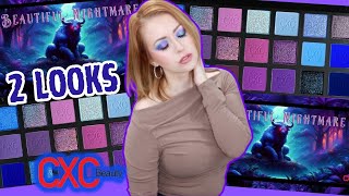 NEW CxC Beauty Beutiful Nightmare Palette Review + 2 Looks Tutorial