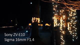 At Midnight Sony Zv-E10 Low Light Cinematic Sigma 16Mm F1.4
