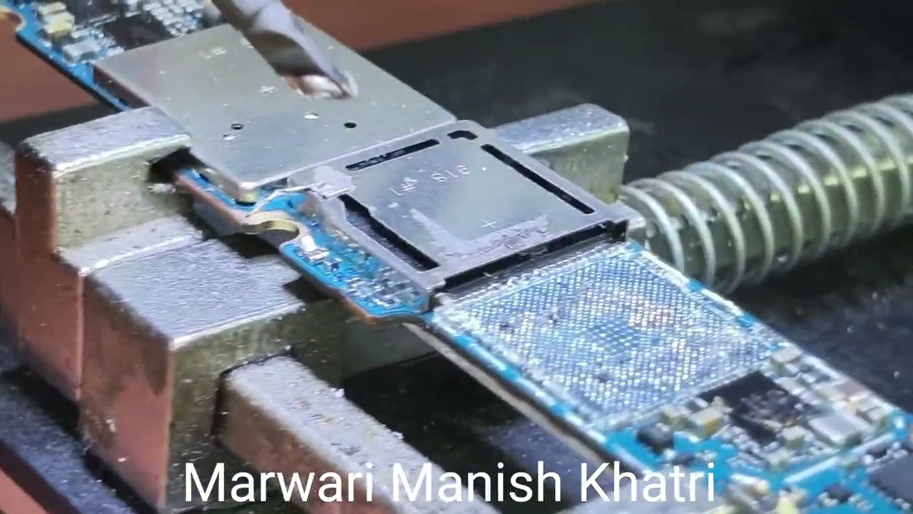 🔥🛠️Samsung galaxy S9 CPU double decker CPU Ram reballing 🛠️🔧