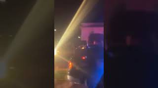 Burning Car: Mourning a Tragic Loss on Fellows Ave #shorts