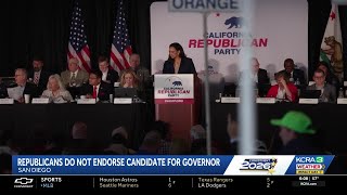 California Republican Party won't endorse a candidate for governor