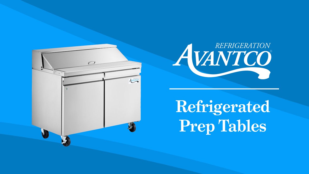 Avantco Refrigerated Prep Tables