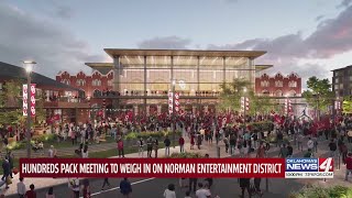 Hundreds pack meeting to weigh in on Norman entertainment district
