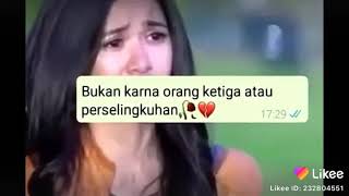 story wa Hubungan bisa hancur bukan karena orang ketiga tapi karena runtuhnya kepercayaan