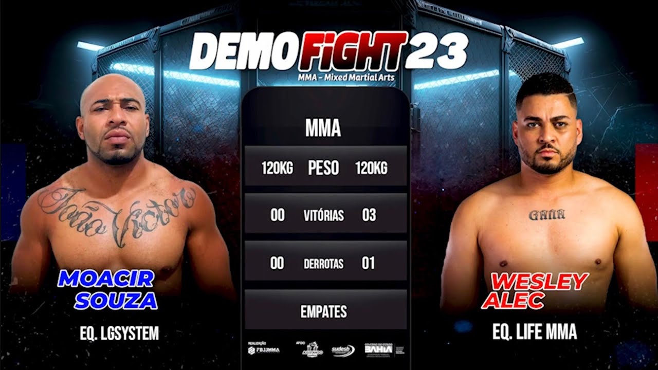 DEMO FIGHT 24 - MOACIR SOUZA VS WESLEY ALEC (LUTA 6)