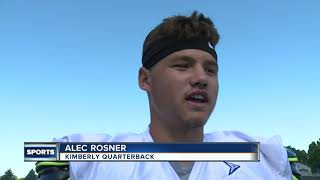 HS football players prepping for all-star game screenshot 5